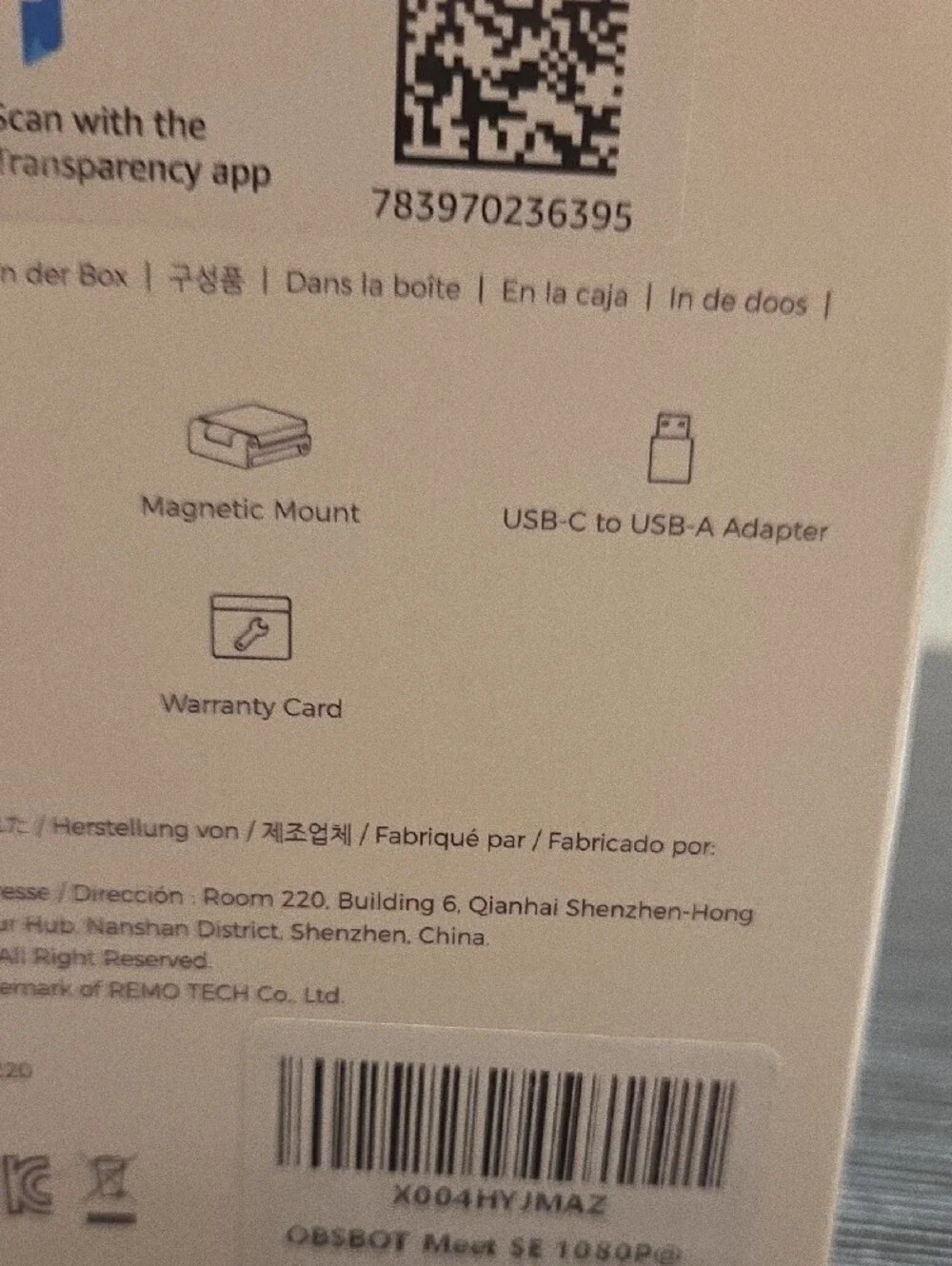 NWT Sealed OBSBOT Meet SE 1080P AI Webcam Green